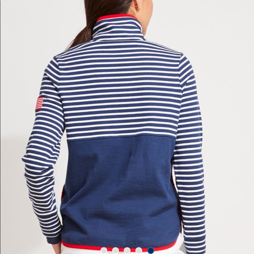VINEYARD VINES AMERICANA 100% COTTON SNAP-PLACKET SHEP SHIRT POPOVER SZ SMALL - Picture 13 of 13